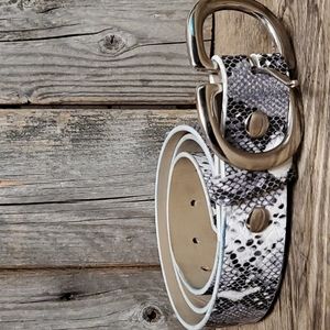 Snake Print Belt